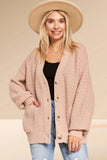Taupe Chunky Cardigan