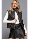 Leather Vest (Black)