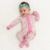 Bamboo Sleeper Stripes (Ruffle Butt)