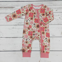 Baby Floral Zip Sleeper