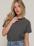 Black Striped Top