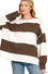 Color Block Chocolate Top
