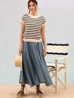 Presleigh Striped Top