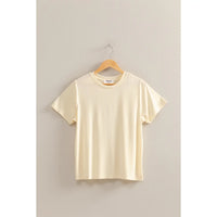Simple Tee (Cream)
