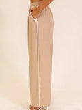 Taupe Contrast Pants