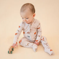 Bamboo Cream Cow Sleeper