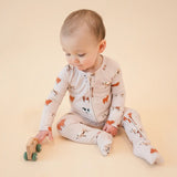 Bamboo Cream Cow Sleeper