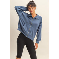 Scuba Zip (Dusty Blue)