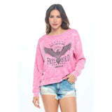 Free Bird Acid Wash (Pink)
