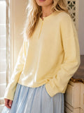 Yellow Henley Top