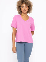 V Neck Top (Pink)