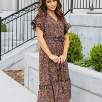 Floral Belted Dress