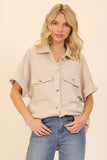 Harper Button Up (Oatmeal)