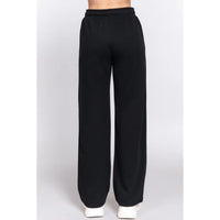 Straight Leg Sweats (Black)