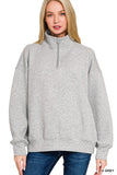 Scub Half Zip (Grey)