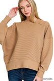 Ribbed Camel Pullover