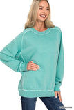 Mineral Wash Crew (Turquoise)