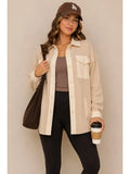Waffle Button Up (Taupe)