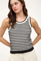 Knit Contrast Tank