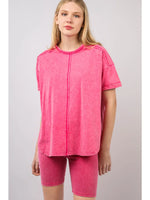 Acid Wash Set (Pink)