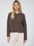 Brown Button Up Cardigan
