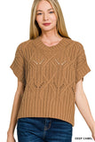 Cable Knit Sweater (Camel)