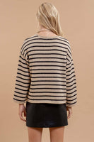 Striped Detail Top