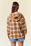 Flannel Plaid Pullover Hoodie (2 colors)