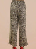 Leopard Twill Pants