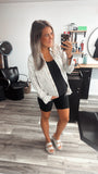Khaki Striped Button Up