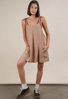 Keep Moving Tennis Dress (Taupe)