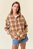 Flannel Plaid Pullover Hoodie (2 colors)