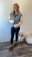 Quilted Jacket (Denim)