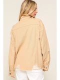 Distressed Khaki Jacket