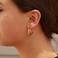 18K Huggie Earring (Gold)