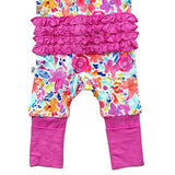 Bamboo Sleeper Spring Floral (Ruffle Butt)