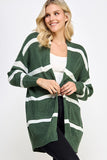 Striped Cardigan (Green)