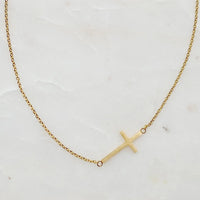 Cross Necklace (Gold and Silver)