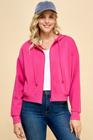 On The Move Zip up (Pink)