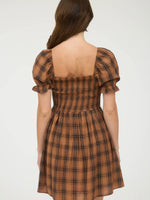 Plaid Smock Dress