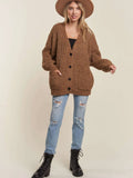 Chunky Brown Cardigan