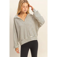 Coffee Dates Striped (White)