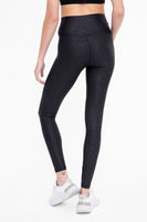 Mono B Leather Crisscross Leggings