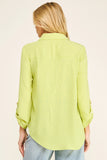 Payton Button Up (Lime)