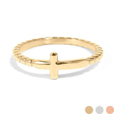 18K Cross Ring (Gold)