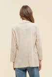 Cuffed Blazer (Neutral)
