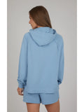 Athletic Girl Hoodie (Blue)