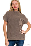 Sweater Washed Tee (Brown)