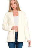 Classy Girl Blazer (Cream)