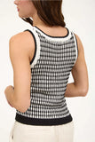 Knit Contrast Tank